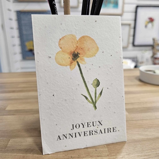 Life in a bag - Carte postale à planter "anniversaire"