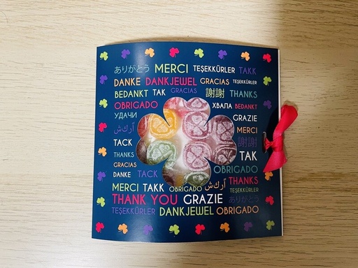 Lucky Sweet - carte bonbons "Merci"