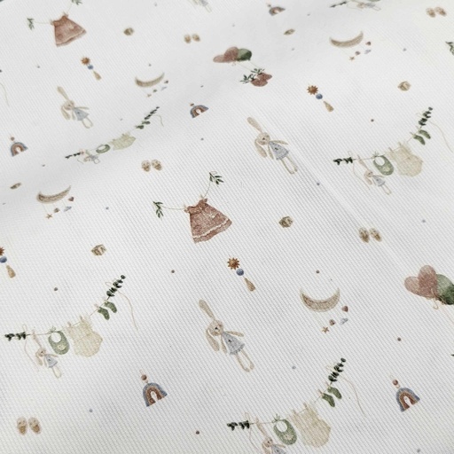 Tissu 01 - piqué de coton