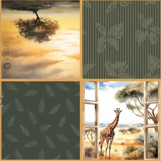 Little Oh - foulard carré 02