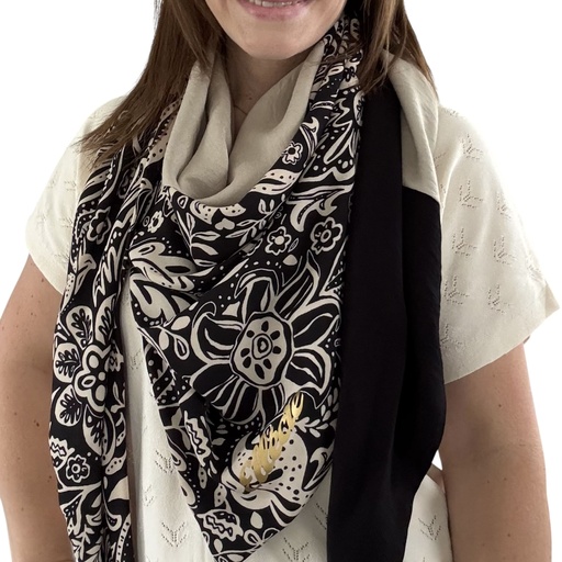 Ellecie - foulard triangle 01