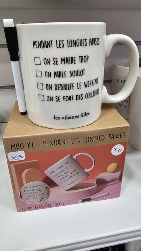 Les vilaines filles - mug XL les longues pauses