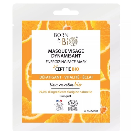 Born to bio - Masque visage dynamisant 