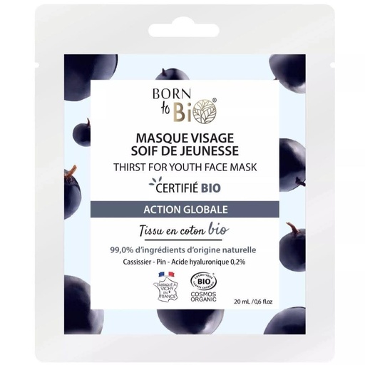 Born to bio - Masque visage soif de jeunesse 