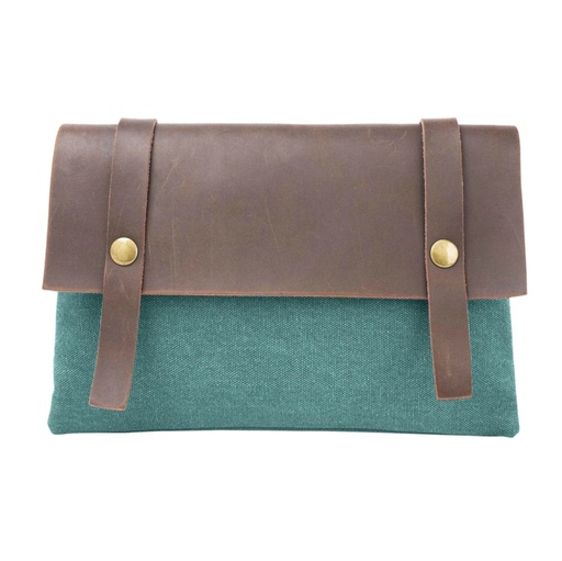 Zédé Paris - Sac Pochette - Bleu canard