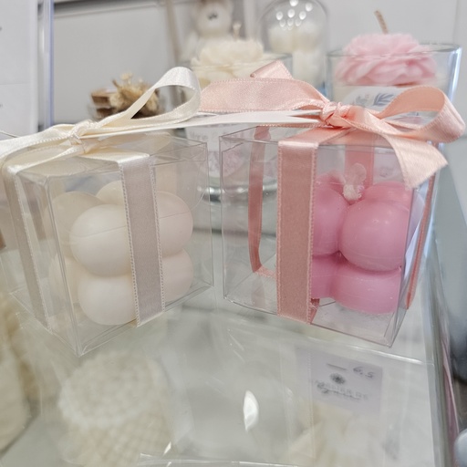 Bougie Bubble – personnalisable et artisanale