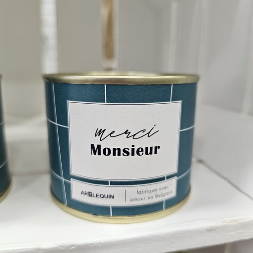 Artlequin - Bougie "Merci Monsieur" 