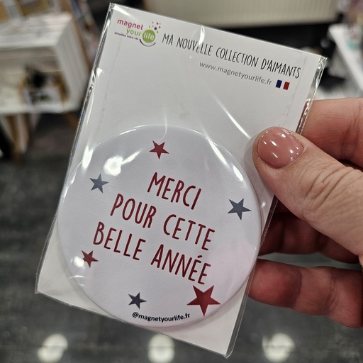 Magnet "Merci pour cette année"