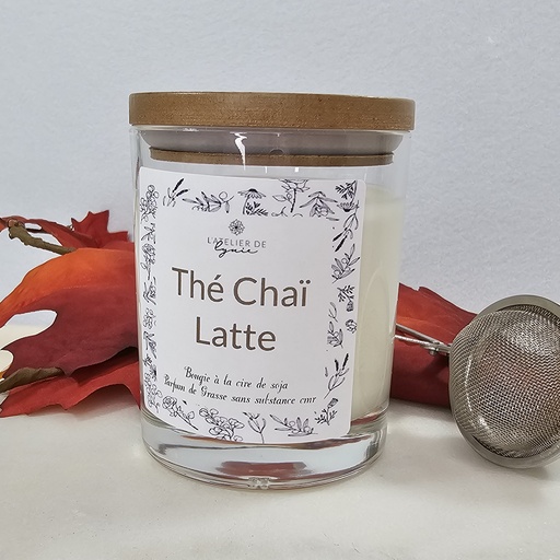 Bougie Artisanale - Thé Chaï Latte 