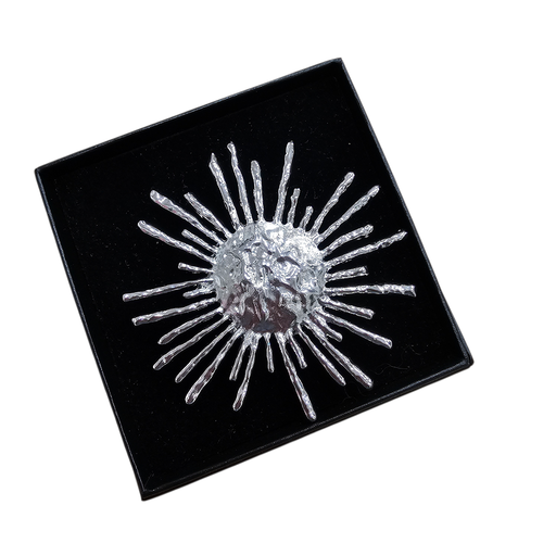 Broche en acier inoxydable “Soleil” – Habaha Paris