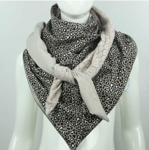 Les bobines d'Eline - Foulard triangle 09