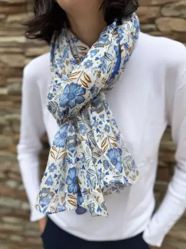 Foulard en coton – Foulard léger et coloré - Unik10