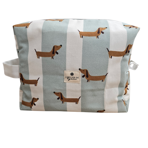 Lynie - Trousse de toilette - grand format - teckel