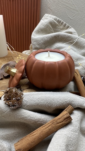 Mimpi - Bougie citrouille orange