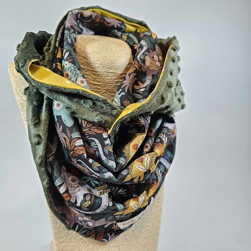 Mistigri - foulard enfant Dinosaures