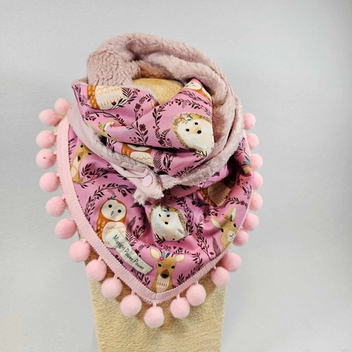 Mistigri - foulard enfant Hibou