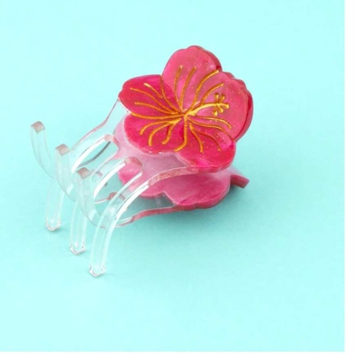 Coucou Suzette - Mini pince à cheveux Hibiscus