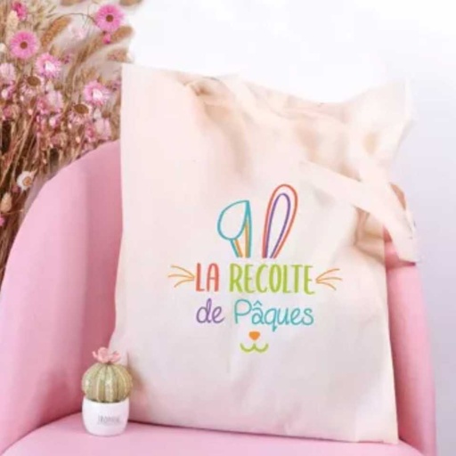 Ourson câlin - Grand tote bag La récolte de Pâques