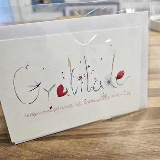 Mam'zelle Maxime - Carte "Gratitude"