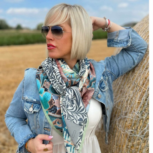 Little Oh - foulard carré 01